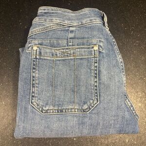 Pilcro Anthropologie Blue Denim Straight Leg Jeans